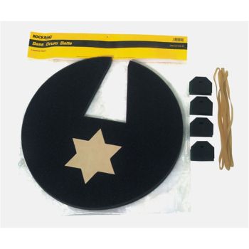 ROCKBAG - Rb22140b Bass Drum Pad Silent Impact Cassa 18" pelle risonante