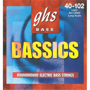 GHS - L6000 Bassics 40/102 muta per basso elettrico 4 corde