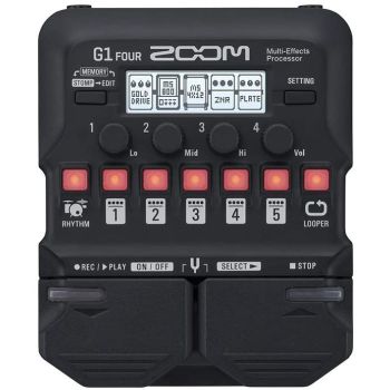ZOOM - G1 Four Processore Di Effetti Per Chitarra