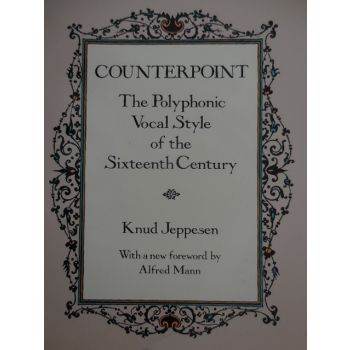 DOVER - K.Jeppesen Counterpoint Polyphonic Vocal Style
