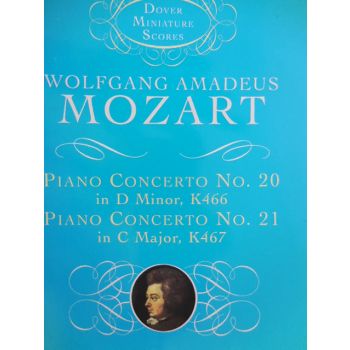 DOVER - Mozart Piano Concerto N.20/d Minor-n.21/c Major