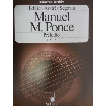 SCHOTT - M.M.Ponce Preludio Ga 112