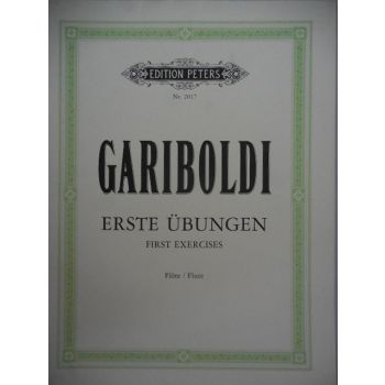 EDITION PETERS - Gariboldi Erste Ubungen First Exercises Fur Flote