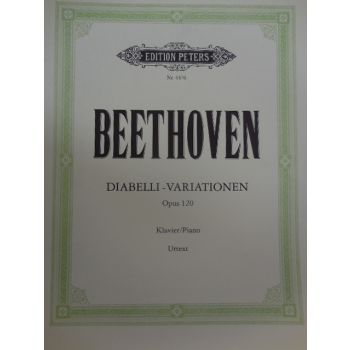EDITION PETERS - Beethoven Variationen Op 120 Per Pianoforte