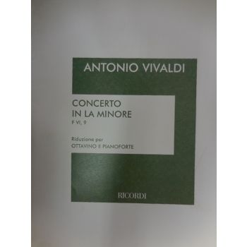 RICORDI - A.Vivaldi Concerto In La Minore Riduzione Per Otta