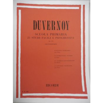 RICORDI - Duvernoy Scuola Primaria 25 Studi Facili E Progres