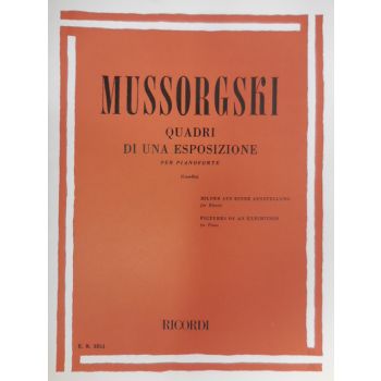 RICORDI - Mussorgski Quadri Di Una Esposizione Per Pianoforte