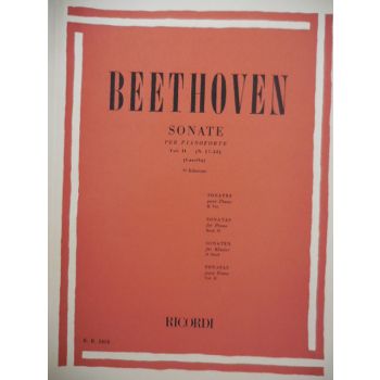 RICORDI - Beethoven Sonate Per Pianoforte Vol. Ii (n.17-32)