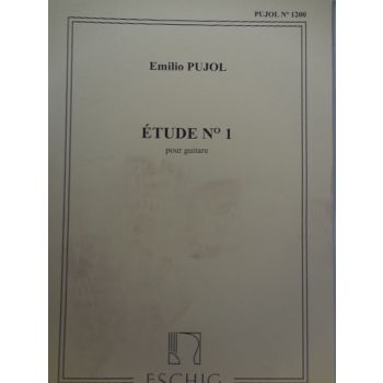 ESCHIG - E.Pujol Etude n.1 Pour Guitare
