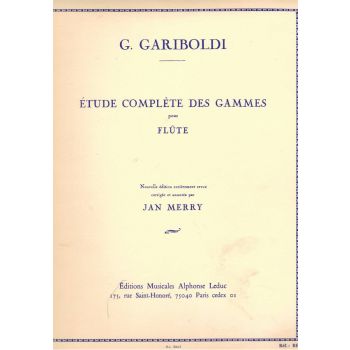 Leduc - G.gariboldi Etudes Complete Des Gammes Pour Flute