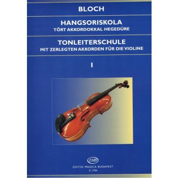 Emb - Tonleiterschule I Op. 5 Mit Zerlegten Akkorden Jozsef Bloch