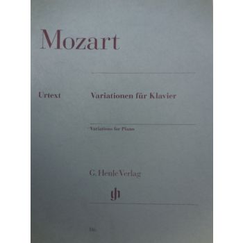 G.HENLE VERLAG - Mozart Variationen Fur Klavier