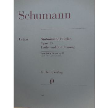 G.HENLE VERLAG - Schumann Simphonic Etudes Op 13 Per Pianoforte