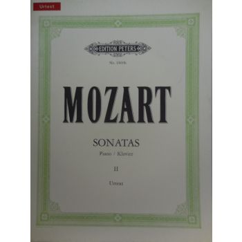 EDITION PETERS - Mozart Sonata Per Pianoforte Vol. Ii