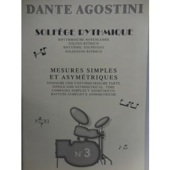 D.AGOSTINI - Solfege Rythmique Simples Et Asymetriq