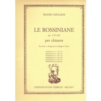M.giuliani Le Rossiniane Op 119-124 Per Chit.(ross