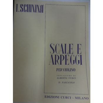 CURCI - L.Schinina' Scale E Arpeggi Per Violino Fasc.II
