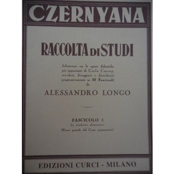 CURCI - Czernyana Raccolta Di Studi (a.longo) Fasc.i 60 St