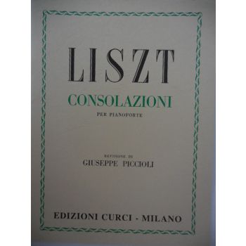 CURCI - Liszt Consolazioni Per Pianoforte