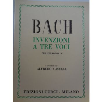 CURCI - Bach Invenzioni A Tre Voci Per Pianoforte