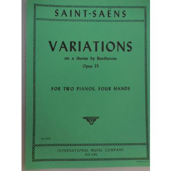 INTERNATIONAL MUSIC COMPANY - S.Saens Variations Op 35 Per P/ 4 Mani