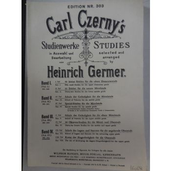 RICORDI - C.Czerny's Studies Per Pianoforte Band IV