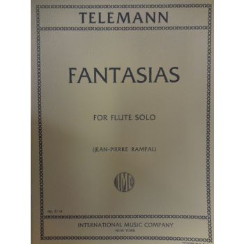 INTERNATIONAL MUSIC COMPANY - Telemann Fantasias For Flute Solo