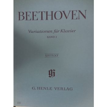 G.HENLE VERLAG - Beethoven Variationen Fur Klavier Band I