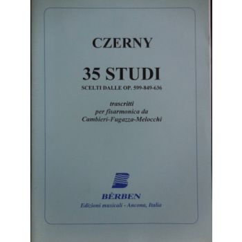BERBEN - Czerny 35 Studi Scelti Dalle Op. 599, 849, 636 per fisarmonica