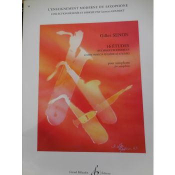 Gilles Senon 16 Etudes Rythmo - Techniques pour saxophone