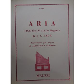 EDIZIONI MUSICALI RIUNITE - J.S.Bach Aria ( Dalla Suite N¦3 In Re Maggiore)per