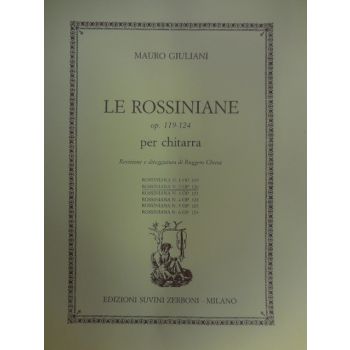 SUVINI ZERBONI - M.Giuliani Le Rossiniane Op.119-124 Per Chit. ( Ro