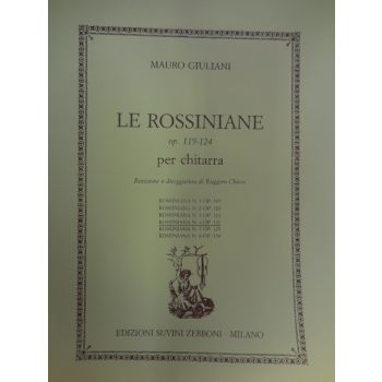 SUVINI ZERBONI - M.Giuliani Le Rossiniane Op.119-124 Per Chit.(ross