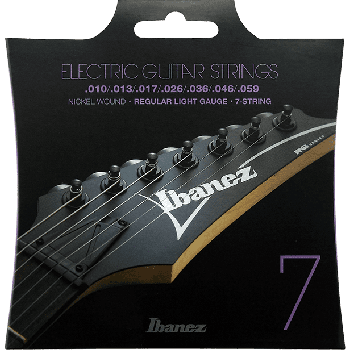 IBANEZ - Iegs71 Muta Di Corde Per Chitarra Elettrica 7 Corde Nickel Woud