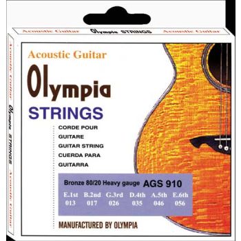 OLYMPIA STRINGS - Ags 910 Acoustic Gtr String 013-056