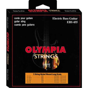 OLYMPIA STRINGS - Ebs 455 Electric Bass Gtr String 45/125 5 corde
