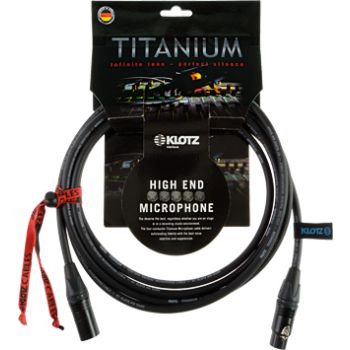 KLOTZ - Ti-m0750 Titanium 7,5 Metri cavo microfonico Neutrik