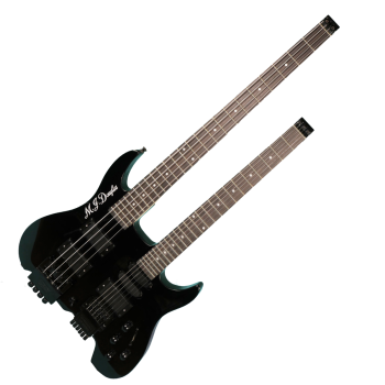 M.J.DOUGLAS - Chitarra Elettrica Doppio Manico Mjdm10 Black B/Stock