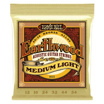 ERNIE BALL - 2003 - Earthwood Medium Light 12/54 muta per chitarra acustica