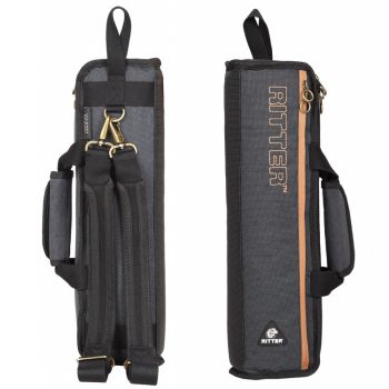 RITTER - Bs7d-fb/mgb - Borsa Flauto Grigio/marrone