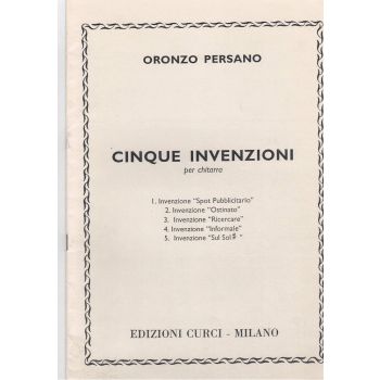 Curci - Oronzo Persano Cinque Invenzioni