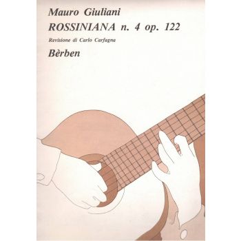 Suvini Zerboni - M.giuliani Rossiniana N 4 Op.122 Per Chitarra