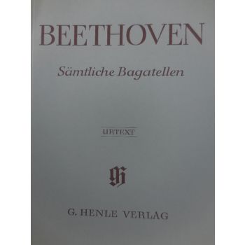 G.HENLE VERLAG - Beethoven Samtliche Bagatellen P/f