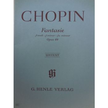 G.HENLE VERLAG - Chopin Fantasie Op 49 Per Pianoforte