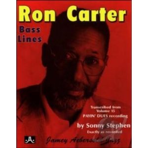 AEBERSOLD - Ron Carter Bass Line volume 15