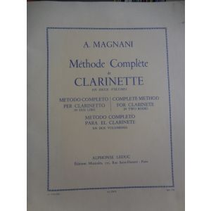 LEDUC - A.Magnani Methode Complete De Clarinette