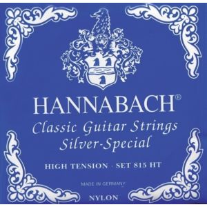 HANNABACH - 815 Ht Set Blue High Tension Silver Special set di corde per chitarra classica