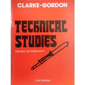 C.FISCHER - Clarke, Gordon Technical Studies For Bass Clef Inst