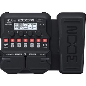 ZOOM - G1x Four Multieffetto con Looper, Pattern di Batteria, Amplificatori e pedale di espressione