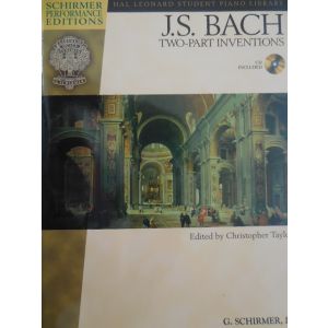 SCHIRMER - Bach Two-part Inventions Con Cd